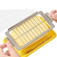 thumbnail image 3 of CHENGSI for Premium Cheese Container Butter Box with Locking Lid - Stainless Steel Cutting Grid for 220g Blocks - Refrigerator Storage & Outdoor Use - Easy Slice & Serve, 3 of 9