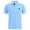 Light Blue, variant on Men's Polo Shirts Business Breathable Slim Fit Short Sleeve Tops Button Up Collared Performance Golf Casual T Shirts for Man Black L