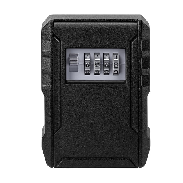 Metal Password Key Box Wall Mounted 4 Digits Password Storage Box Waterproof Anti ,Easy to Install