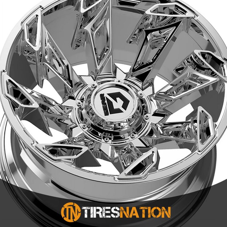 Gear Alloy 752C Slayer Chrome Wheel Rim, 22