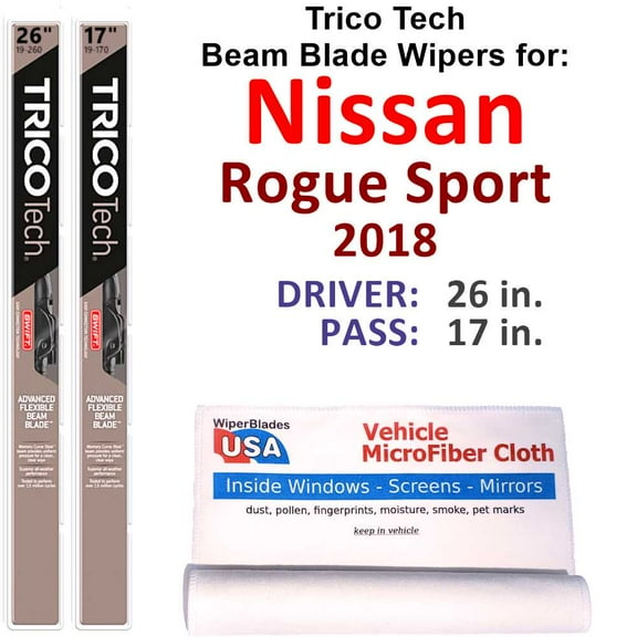2018 Nissan Rogue Sport Beam Blade Wipers (Set of 2)