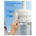 thumbnail image 5 of Commercial Shaved Ice Machine - 220LBS/H Electric Ice Crusher - White - Adjustable Fineness - Large Capacity, 5 of 9