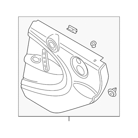 Genuine OE Mini Door Trim Panel - 51-42-9-812-167