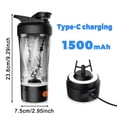 thumbnail image 4 of 24.64oz Electric Automatic Protein Shaker Cup, Portable Whey Protein Mixer, USB Type-C Rechargeable Stirring Bottle for Gym Home Office, 4 of 8