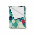 thumbnail image 2 of Grunge Soft Flannel Fleece Throw Blanket, Vintage Pattern with Worn out Retro Rhombuses Background Colorful Abstract Shapes, Cozy Plush for Indoor and Outdoor Use, 50" x 60", Multicolor, by Ambesonne, 2 of 6