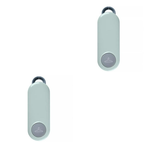 Matsuzay Colgador de ropa organizador de montaje en pared estante de almacenamiento de secado sin perforaciones ABS extraíble para el hogar Type2 NO2