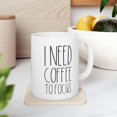 thumbnail image 1 of Ceramic Mug with Hocus Pocus Quote - Minimalist Coffee Mug - Rae Dunn Inspired Halloween G - As Picture - 15Oz, 1 of 5
