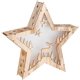 thumbnail image 2 of 3D designer LED decorative lamp in the shape of a star made of real wood with 10 warm white LEDs, 2 of 4
