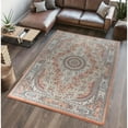 thumbnail image 4 of MDA Home Prime Orange/Multi-Color Polyester Area Rug - 9'6" x 13'10", 4 of 4