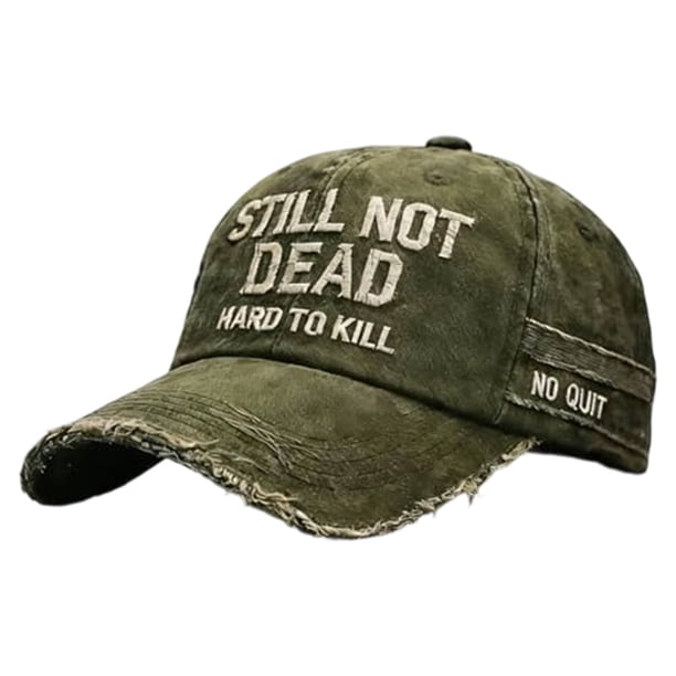 ddioayh Novelty Retro Funny Not Dead Yet Vintage Baseball Cap Adjustable Unisex Hat Humorous Sarcastic Design For Men And Women