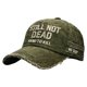 thumbnail image 1 of ddioayh Novelty Retro Funny Not Dead Yet Vintage Baseball Cap Adjustable Unisex Hat Humorous Sarcastic Design For Men And Women, 1 of 5