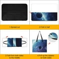 thumbnail image 4 of Galaxy Star Outer Space Waterproof Picnic Blanket with Foldable Zipper, Suitable for Outdoor Use, Suitable for Travel, Camping, Beaches, Parks, Grasslands, Picnic Blanket Accessories, 4 of 7