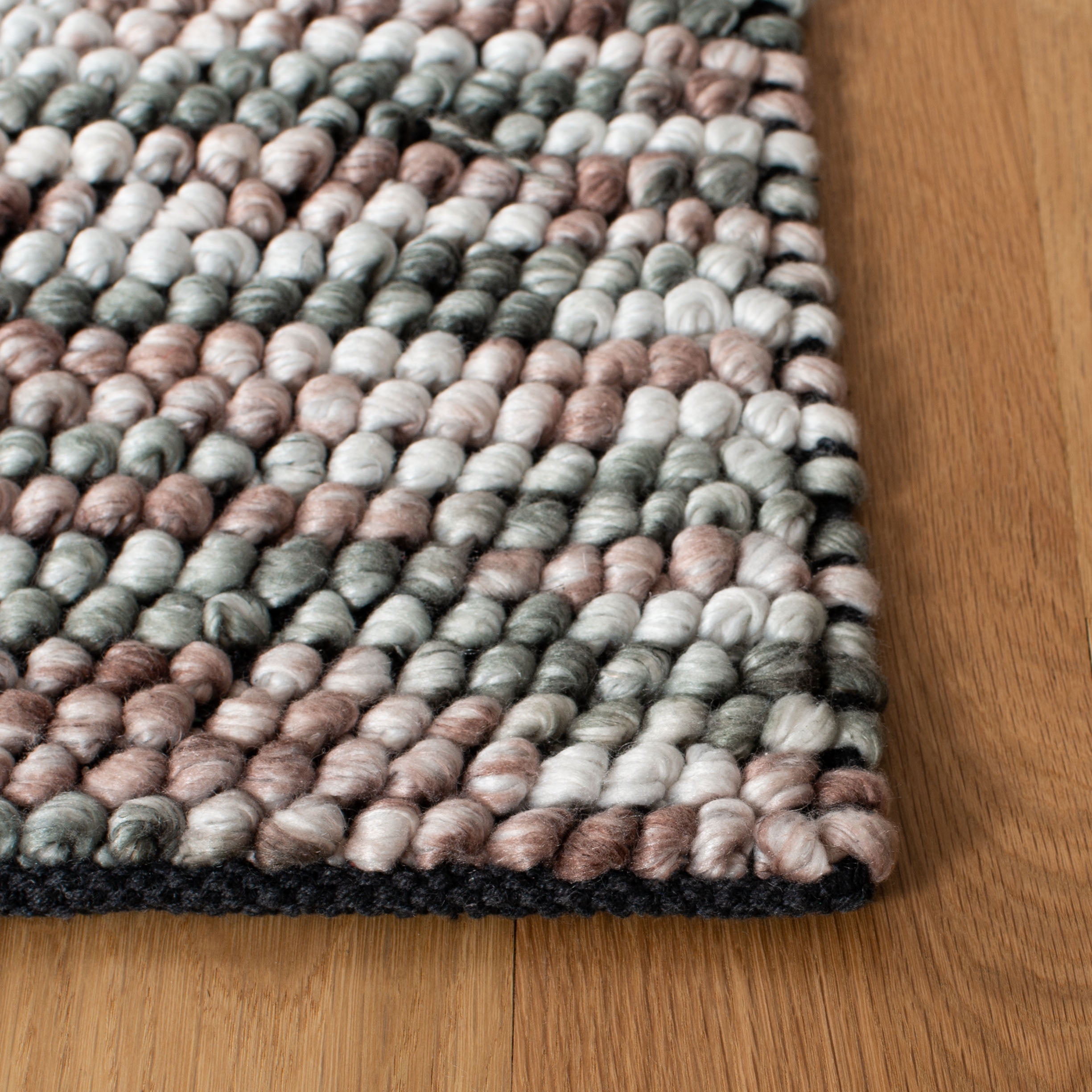 SAFAVIEH Natura Shelby Abstract Runner Rug, Brown/Ivory, 2'3" x 8'