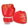 thumbnail image 2 of 1 Paire de Gants de Boxe pour Enfants Gants de Frappe Gants de Kickboxing Gants d'Entraînement Confortables Gants de Combat d'Exercice Gants de Gym pour Garçons Protecteur de Main Rouge, 2 of 6