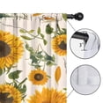 thumbnail image 4 of Blackout Kids Curtains,White Sunflower Seed Leaf Pattern Childrens Insulated Curtains Set Of 2,Bedroom Essentials,Toddler Room Decor 52"x63", 4 of 5
