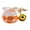 Orange, variant on Osdhezcn Trendy Acrylic Keyring with Floating Creatures Inside Cute Phone Lanyard Pendant