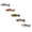 Set-1, variant on 5Pcs 3.9 Inch Multi-Jointed Lifelike Fishing Baits Kit - Swimbait for Freshwater and Saltwater - Realistic Swimming Bait for Predator Fish & Trolling