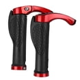 thumbnail image 3 of Manubrios ergonómicos para bicicleta en aluminio con agarre antideslizante - Color rojo intenso, 3 of 6