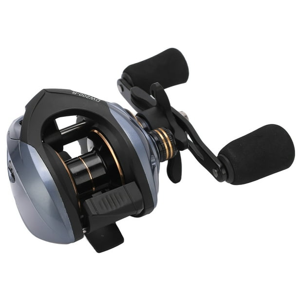 Baitcasting Reels, 18+1BB Metal Baitcaster Reels Long Distance Casting Dual  Brakes 7.2:1 Gear Ratio For Saltwater And Freshwater Right Hand 
