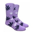 thumbnail image 3 of Cannabis Leaf Patterned Socks (Adult Large - Men's Shoe Sizes 8-12), 3 of 7