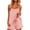 Pink, variant on Dianli 2 Piece Sets for Women Summer Women's Two Piece Satin Pajama Set Ruffle Tank Top and Shorts Sleepwear Elegant Bridal Loungewear Soft Comfort Nightwear for Wedding Honeymoon or Special Occasion
