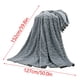 thumbnail image 3 of Manta polar súper suave y cálida | 130 x 150 cm (51 x 59 pulgadas) | Manta de franela de color liso para sofá, cama y exteriores | Duradera y suave como el terciopelo, 3 of 6