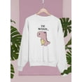 thumbnail image 3 of I'm Trying Sweatshirt Women -Smartprints Designs, Female 3X-Large, 3 of 4