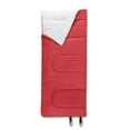 thumbnail image 1 of Ozark Trail 10C Sleeping Bag, 72" (L) x 30" (W), Temp Rating +50℉/+10℃, Polyester Fabric, Red, 1 of 8
