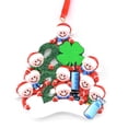 thumbnail image 1 of Decoración De Árbol De Navidad Personalizado Adornos De Navidad De Reunión Familiar Con Patrón De Papá Noel De Trébol De Cuatro Hojas sonducket HA041686-05, 1 of 6