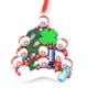 thumbnail image 3 of Decoraton Colgante personalizado para árbol de Navidad adornos navideños de reunión familiar con patrón de trébol de cuatro hojas ANGGREK Otros, 3 of 8
