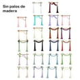 thumbnail image 3 of Matsuzay 2 piezas drapeado gasa exquisita artesanía estilo artístico para boda o sesión de fotos lavable Decoración del hogar Verde gris, 3 of 6
