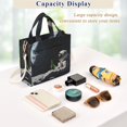 thumbnail image 5 of FORMRS Womens Corduroy Tote Bag Crossbody Shoulder Handbag with Pocket, Sitting on The Moon, 5 of 7