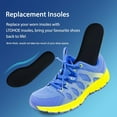 thumbnail image 4 of Memory Foam Insoles for Men, Replacement Shoe Inserts for Running Shoes, Hiking Shoes, Sneaker, Cushion Shoe Insoles Shock Absorbing for Foot Pain Relief, Comfort Inner Soles Men 8mm, 4 of 6