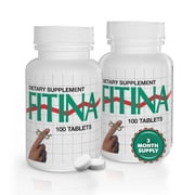 Fitina Brain Health Supplement for Memory, Focus, and Cognitive Support, 100 Tablets, 2-Pack