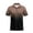 Coffee, variant on Polo Shirts for Men Gradient Color Lapel Short Sleeved Top Loose Large Size Casual Sports Golf Shirts for Men Coffee L