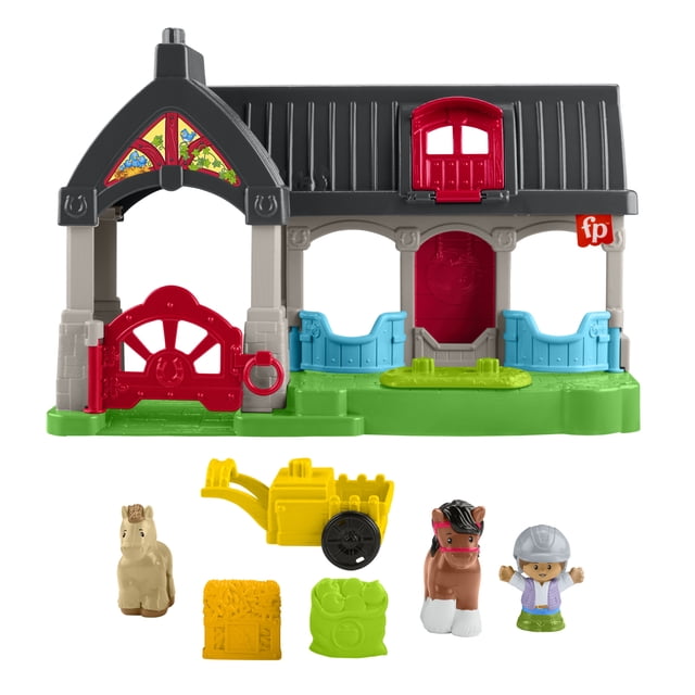 Juguete para Bebés Mattel Little People Establo de Animalitos
