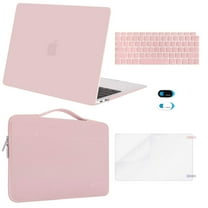 MOSISO 5 in 1 MacBook Air 13" Case, Rose Quartz