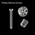 thumbnail image 4 of Uxcell M2x16mm Plastic Phillips Machine Screws, PC Flat Head Machine Bolts 10 Pack, 4 of 4