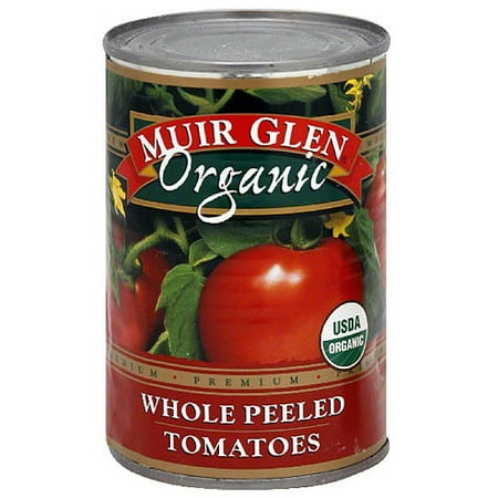 Muir Glen Organic Whole Peeled Tomatoes, 14.5 oz (Pack of 12)