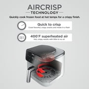 Ninja Air Fryer Pro XL 5-Qt, 3-in-1, 400°F Air Crisp Technology, Nonstick Crisper Plate, AF140WMWH White