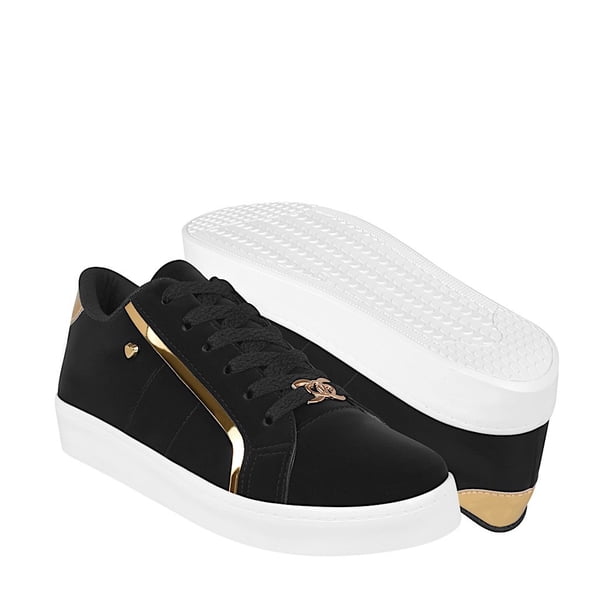 TENIS CASUALES DAMA STYLO 3001 SUEDE NEGRO Stylo 3001