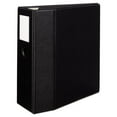 thumbnail image 3 of Heavy-Duty Non-View Binder, Durahinge, Three Locking One Touch Ezd Rings, Spine Label, Thumb Notch, 5" Cap, 11 X 8.5, Black | Bundle of 2 Each, 3 of 5