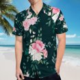 thumbnail image 5 of High Quality Hawaiian Shirts for Men Short Sleeve Aloha Beach Shirt Floral Summer Casual Button Down Shirts Blouses VEA4MS, 5 of 7
