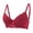 Red, variant on Women's Push Up Bra Floral Lace Comfort Underwire Support Lightweight Lined Everyday Bralette Red 34B