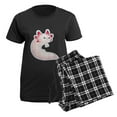 thumbnail image 5 of CafePress - Axolotl Women's Dark Pajamas - Women's Short Sleeve Print T-Shirt and Pants Dark Cotton Pajama Set, 5 of 7