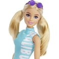 thumbnail image 6 of Barbie Fashionistas Doll #158 in Teal Top & Leggings with Blonde Pigtails, Sneakers & Sunglasses, 6 of 7