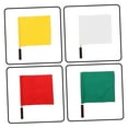 thumbnail image 6 of STOBOK 4Pcs Small Handheld Signal Flags with Comfortable Grip for Outdoor Referee and Race Conducting, 6 of 6
