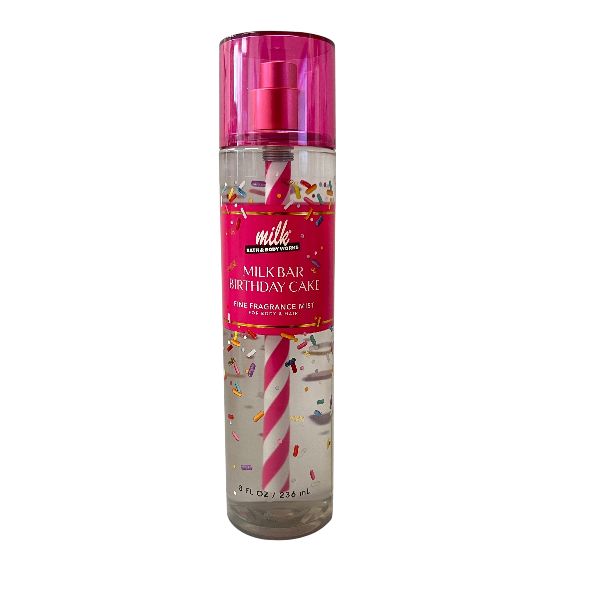 Bath & Body Works Milk Bar Birthday Cake Mist 8 fl oz 2 Pack