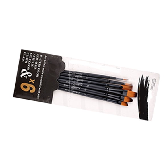 Acrylic Paint Brush Set 6 Sizes Professional Multifunctional Brushes Easy to Maintain Wonderful Present for Artists Students Teens and Painters