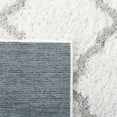 thumbnail image 6 of SAFAVIEH Berber Jayme Abstract Shag Area Rug, 9' x 12', Ivory/Light Grey, 6 of 8